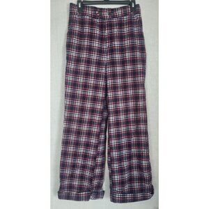 Vintage 70's Bread and Butter Pants / Jeans Red White Plaid GROOVY Unique Comfy